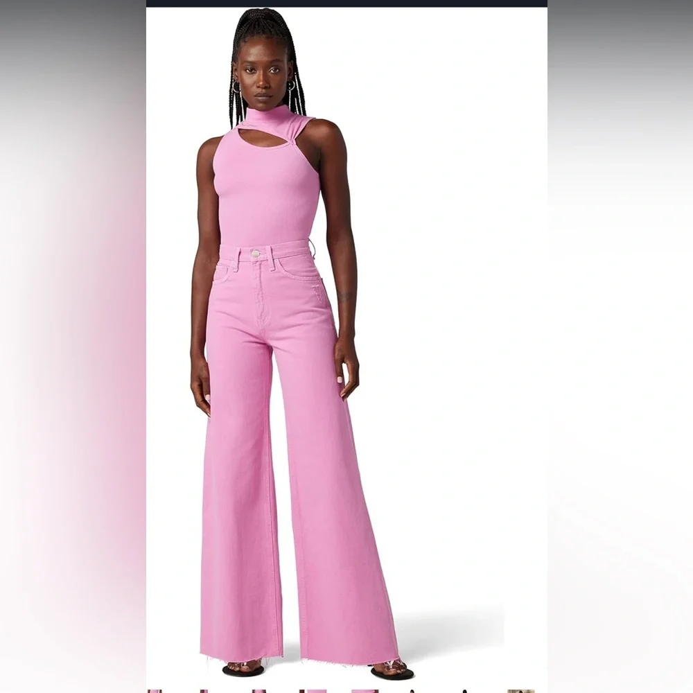 Hudson Jeans Pink Flare & Wide Leg Jeans - Picture 3 of 13